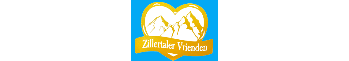 Zillertaler Vrienden Sticker Geel